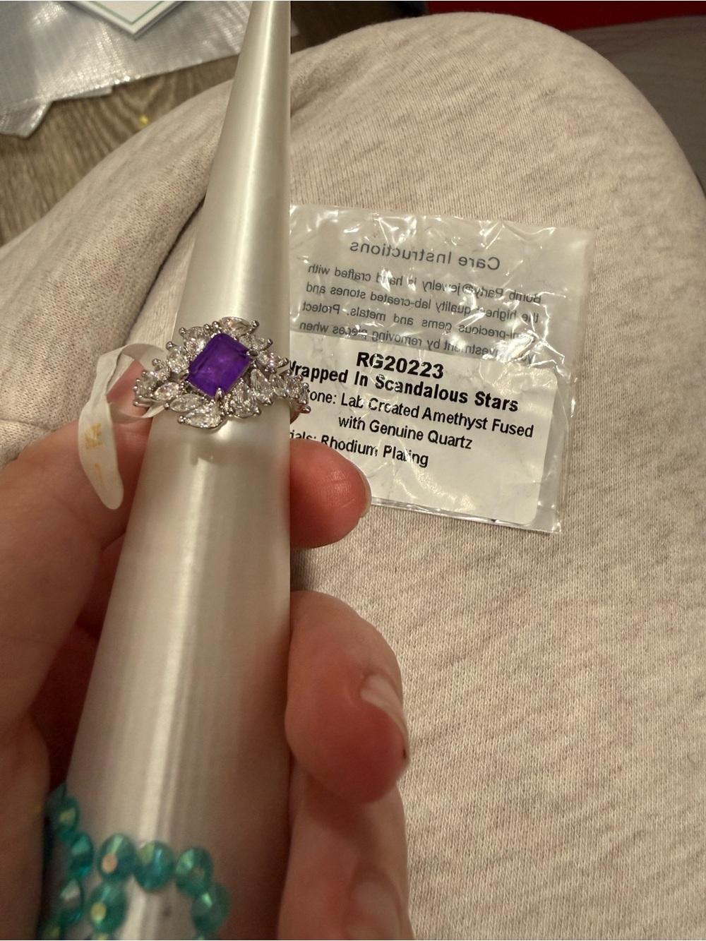 bomb party OG ring wrapped in scandalous stars